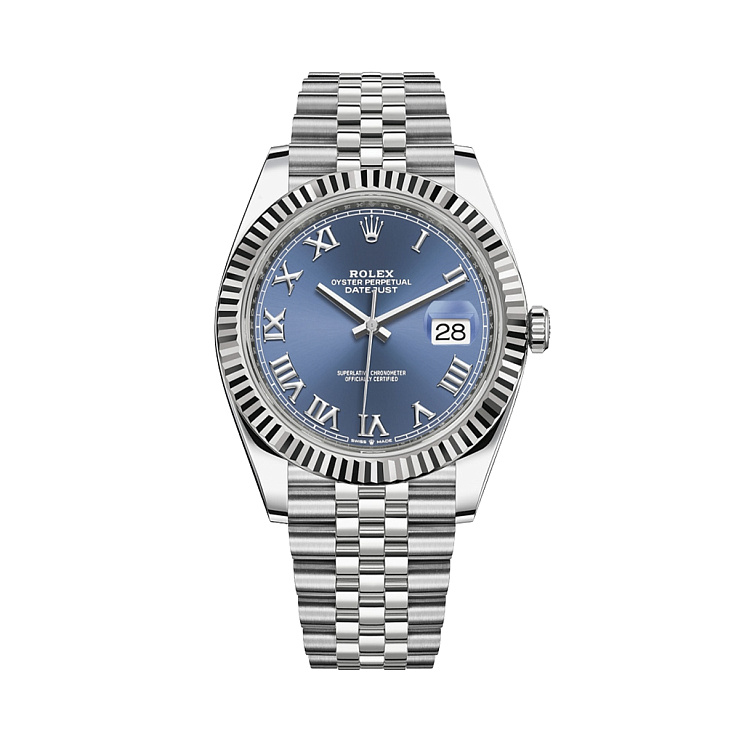 Часы Rolex  Datejust 41Mm Blue Roman Dial  126334