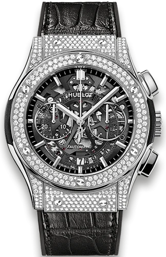 Заказать Hublot  Classic Fusion Aerofusion Titanium Pave 45Mm  525.NX.0170.LR.1704