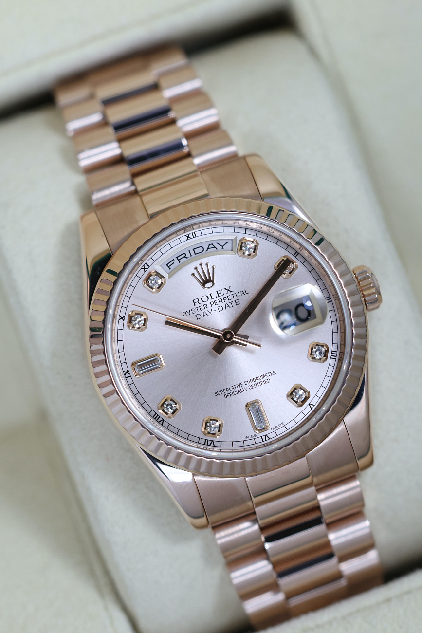Часы Rolex  Day Date President 36mm Rose Gold  118235F