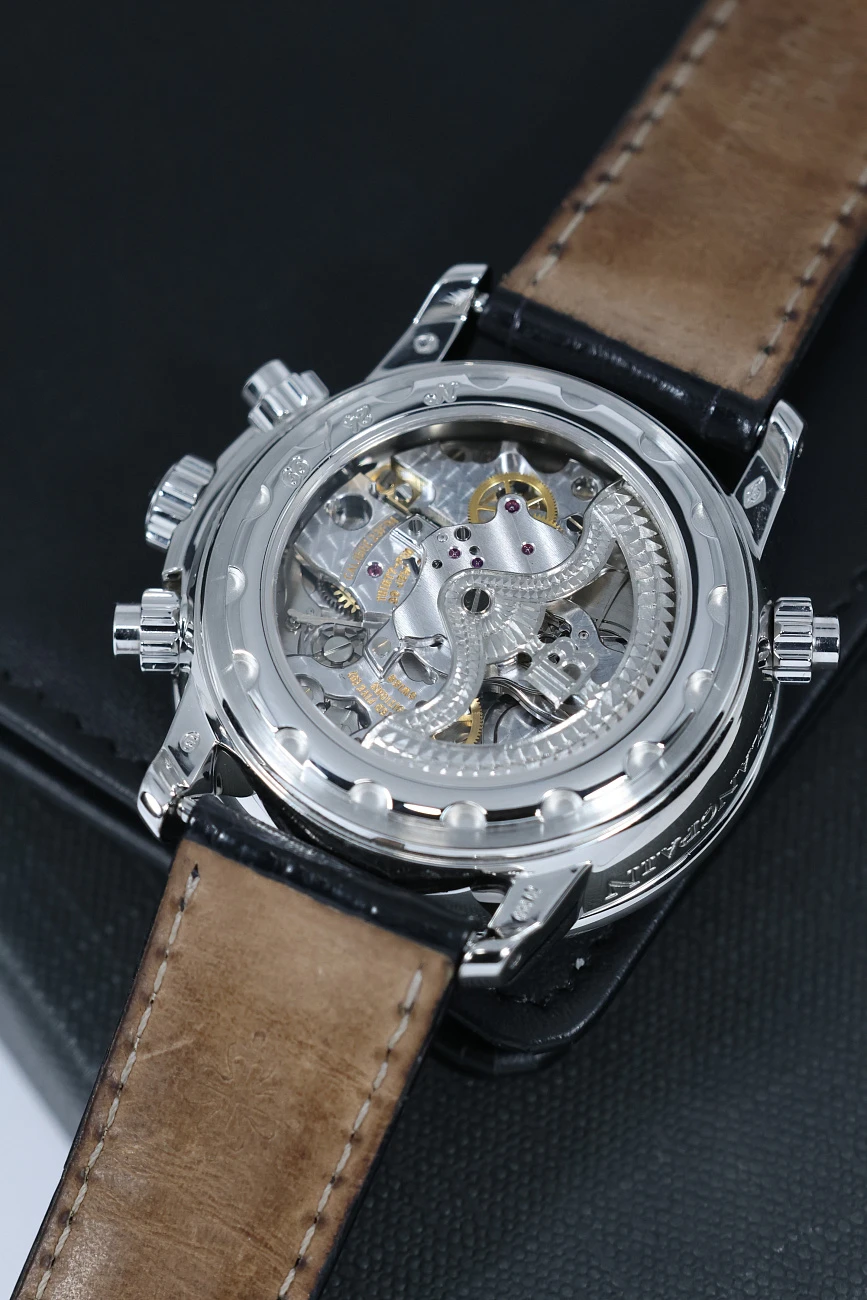 Часы Blancpain  Leman Platinum Tourbillon Split Second Chronograph 38mm  2189F 3427 63B
