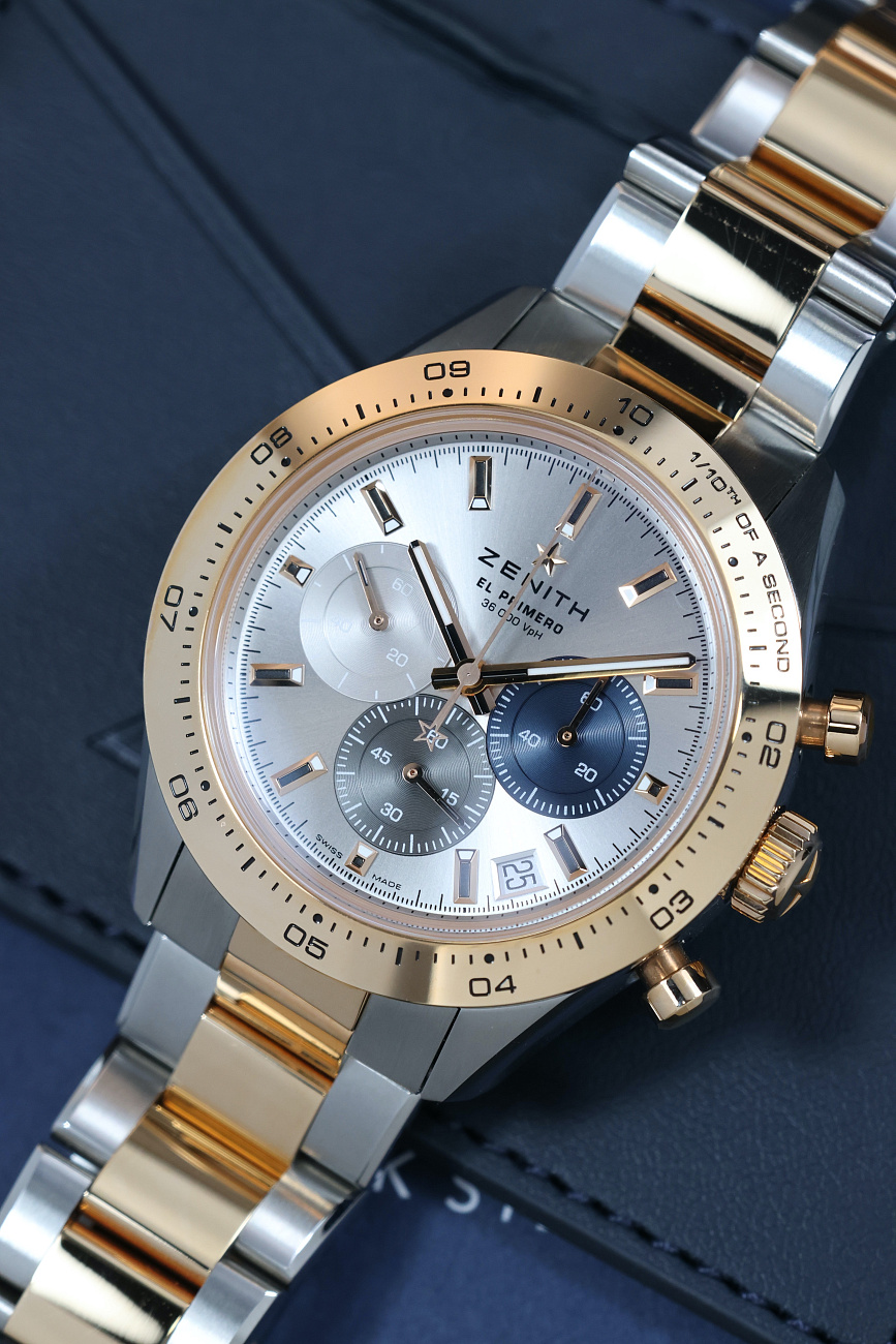 Часы Zenith  Chronomaster El Primero Sport Rose Gold & Steel  51.3100.3600/69.M3100