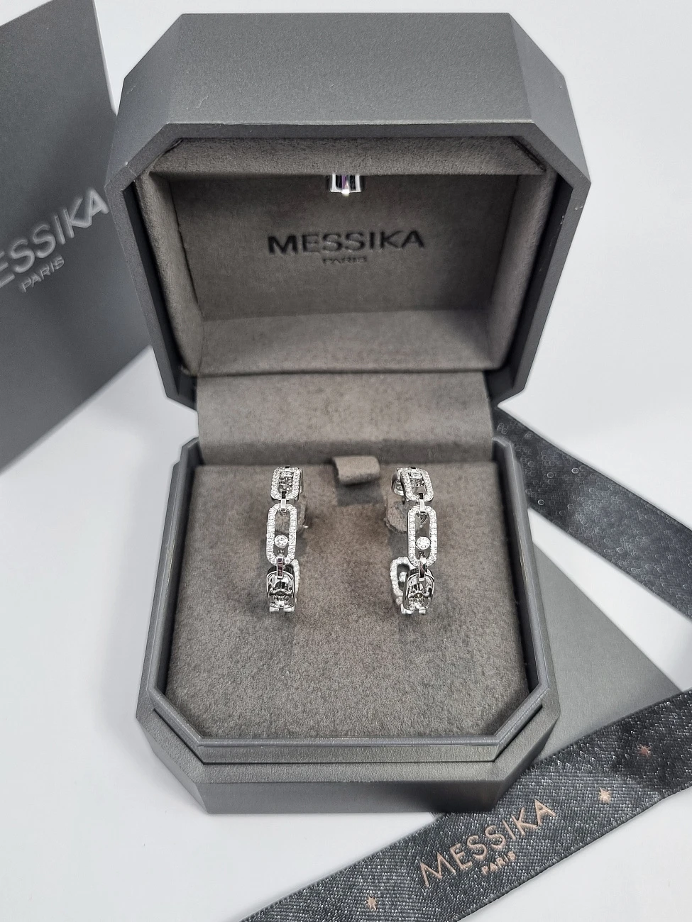 Украшение Messika  Move Link Sm Hoop Earrings  12716-WG 