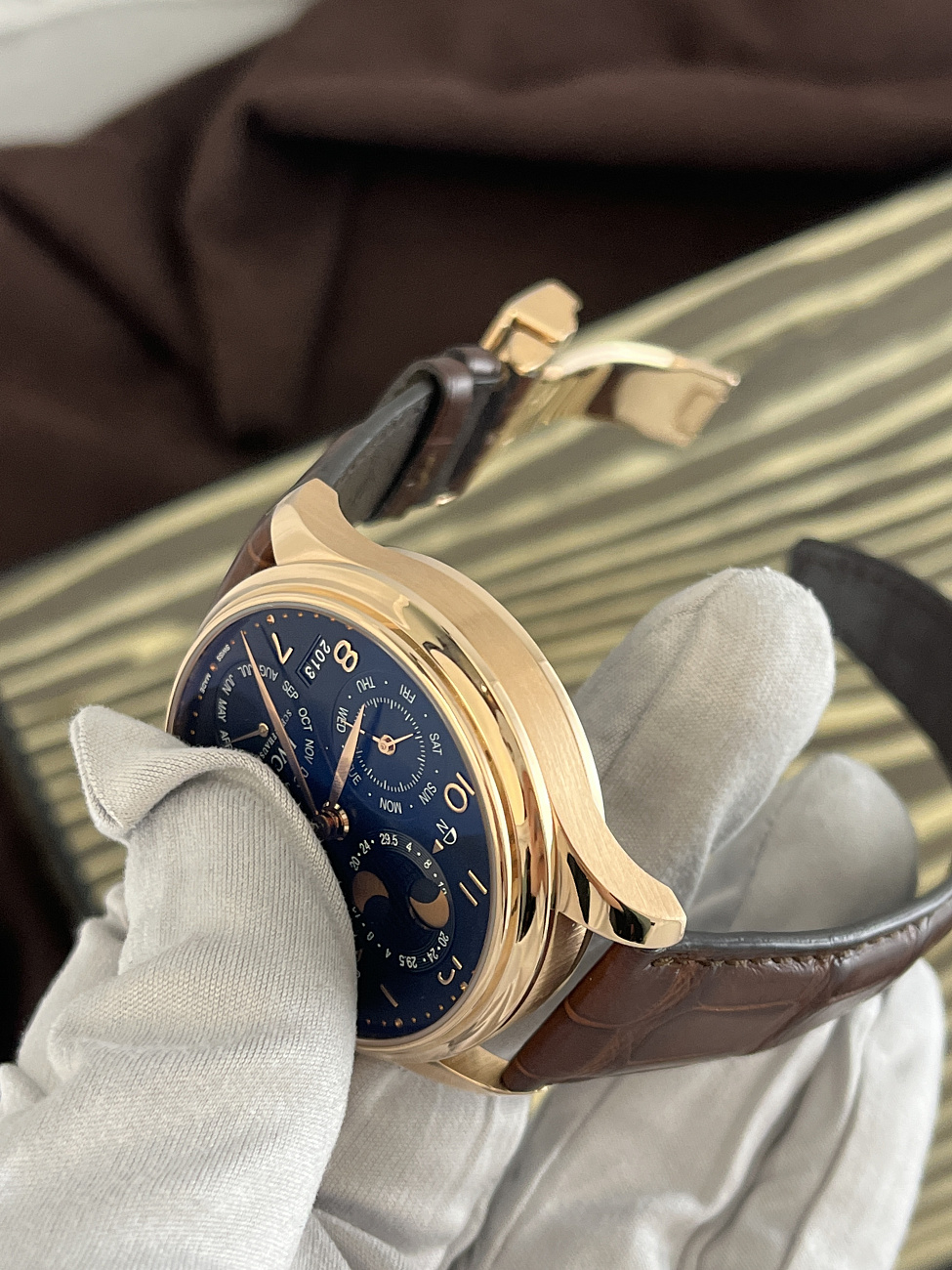 Часы Iwc  Portuguese Perpetual Calendar Rose Gold  IW503202