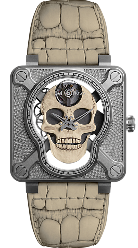 Часы Bell & Ross  BR 01 Laughing Skull White  BR 01 Laughing Skull White