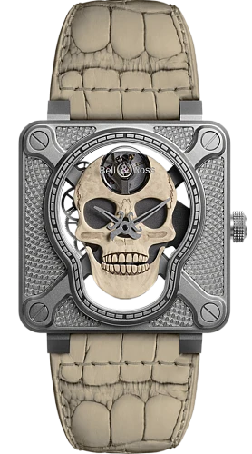 Часы Bell & Ross  BR 01 Laughing Skull White  BR 01 Laughing Skull White