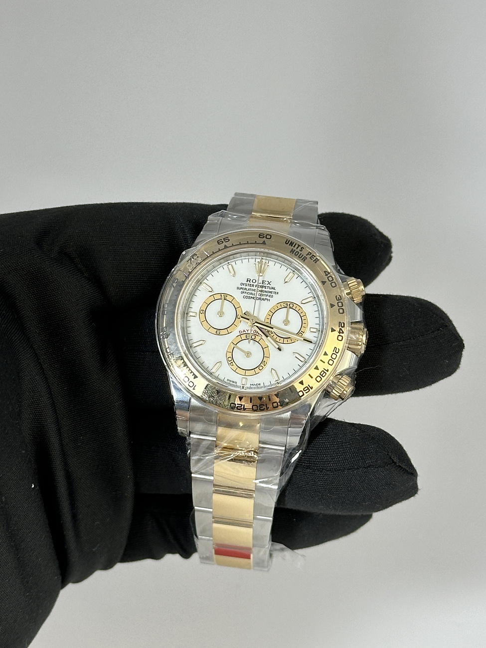 Часы Rolex  Cosmograph Daytona Steel & Yellow Gold White Dial  126503