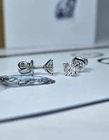 Украшение GIA  Серьги 0,50/0,50 ct. G/VVS2 (3 Excellent)   