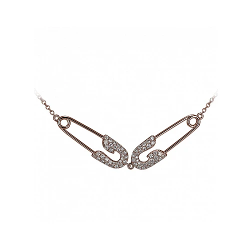 Украшение Jacob & Co  Колье Double Safety Pin  91636745 