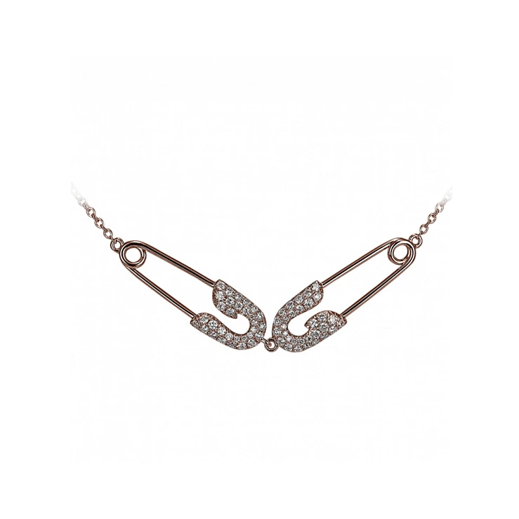 Украшение Jacob &amp; Co  Колье Double Safety Pin  91636745 