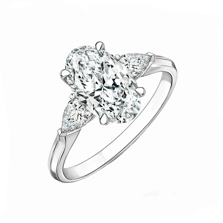 Украшение GIA  Кольцо с бриллиантом 3,01 ct. D/VS2   