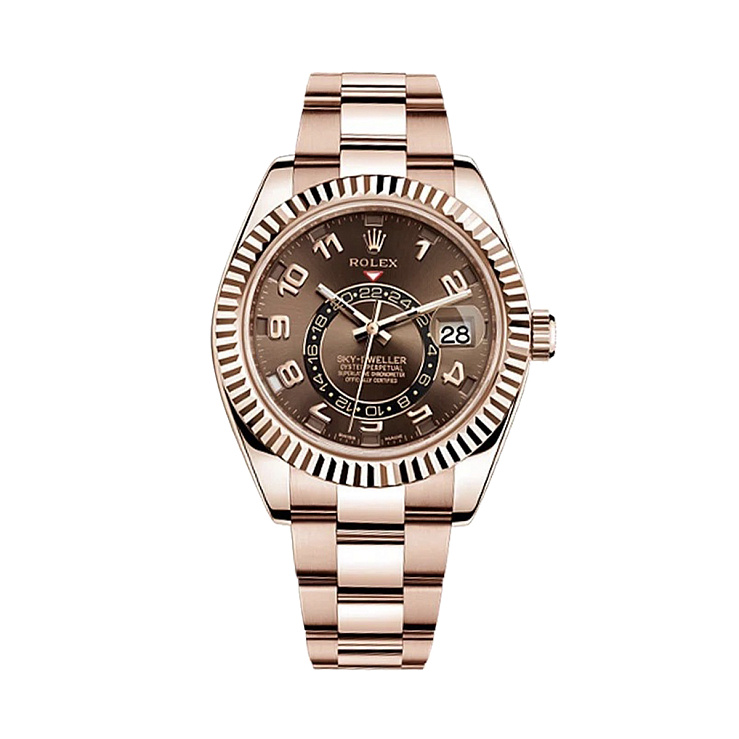 Часы Rolex  Sky-Dweller Rose Gold Discontinued Chocolate Dial  326935