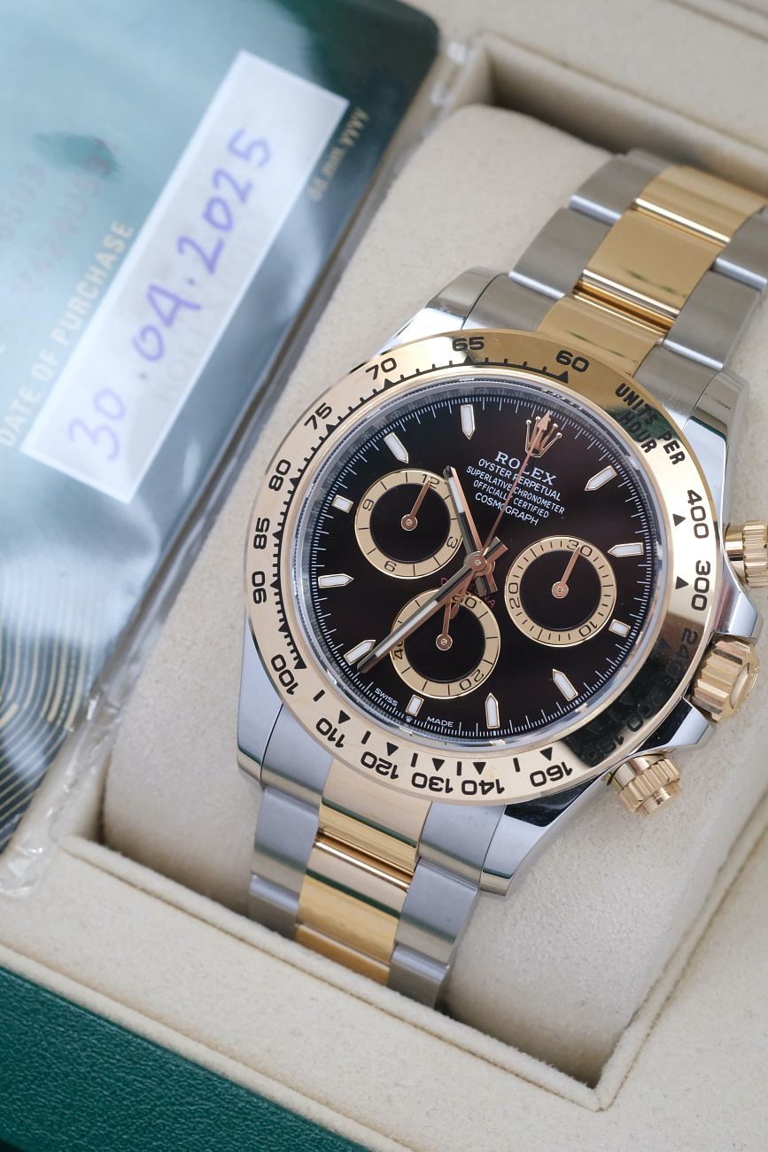 Часы Rolex  Cosmograph Daytona Steel & Yellow Gold Black Dial  126503-0003