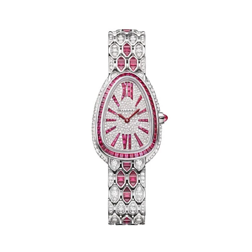 Часы Bvlgari  Serpenti Seduttori Custom Diamonds & Ruby  103937