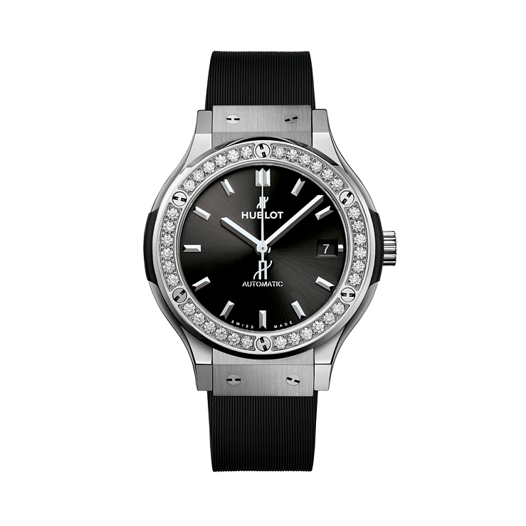 Часы Hublot  Classic Fusion Titanium Diamonds 38 Mm  565.nx.1470.rx.1204