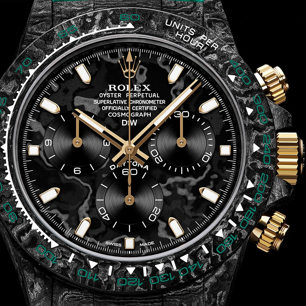 Заказать DiW  Rolex Daytona 40 Mm Emerald Carbon  