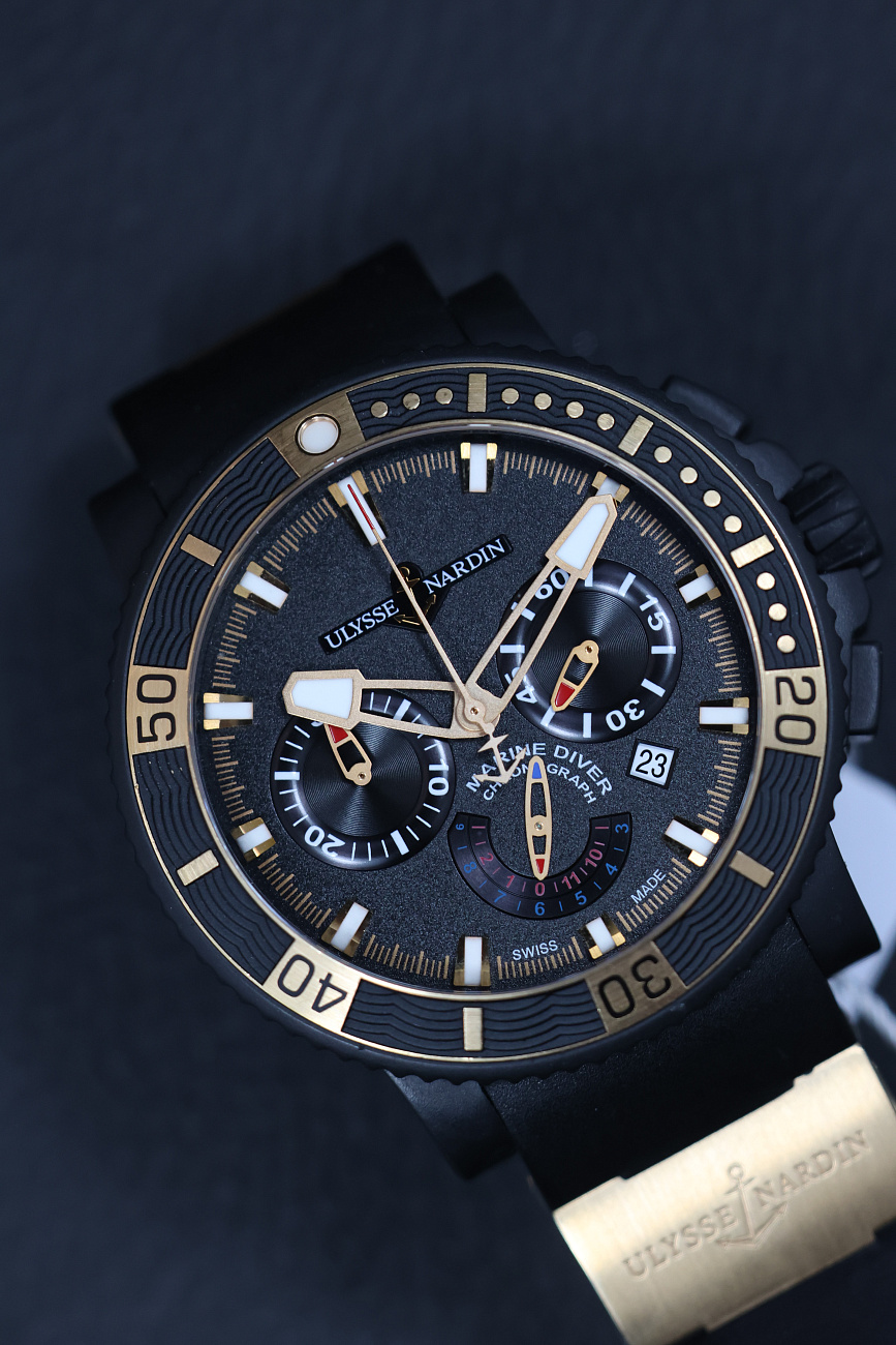 Часы Ulysse N  Marine Diver Chronograph  353-90-3C