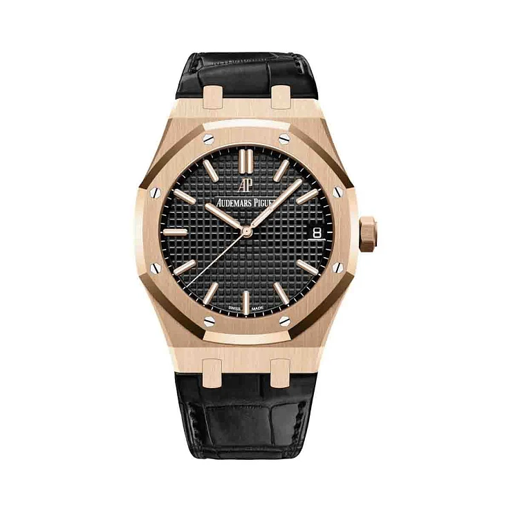 Часы Audemars Piguet  Royal Oak Selfwinding Rose Gold Black Dial  15500OR.OO.D002CR.02