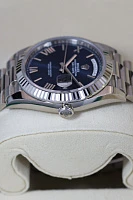 Часы Rolex  Oyster Perpetual Day-Date 40Mm White Gold Blue Dial  228239