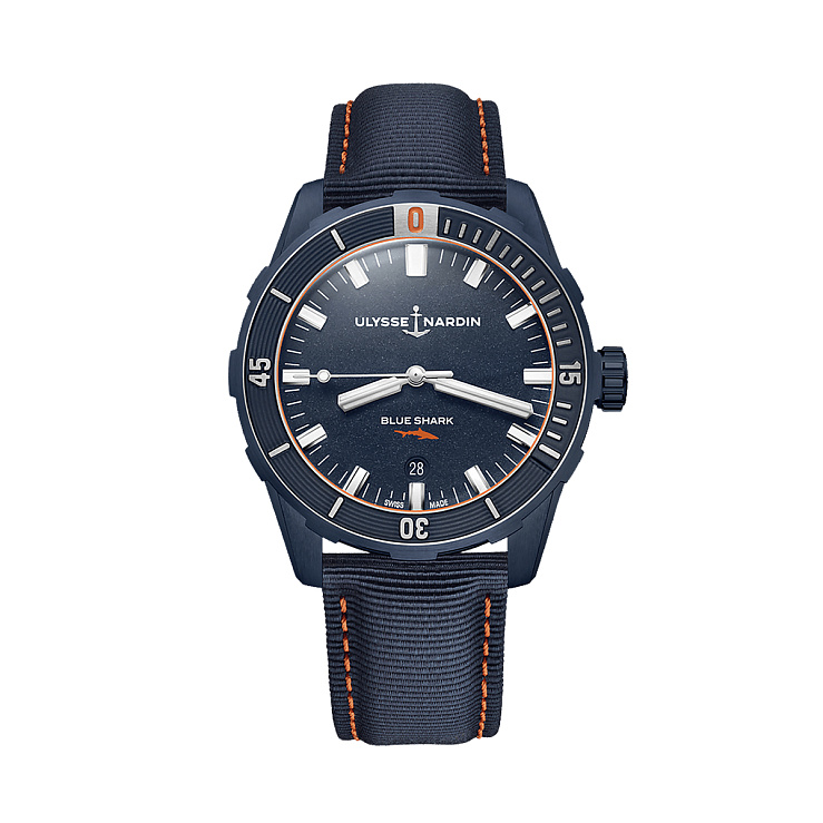 Часы Ulysse N  Diver 42Mm Blue Shark  8163-175LE/93-BLUESHARK