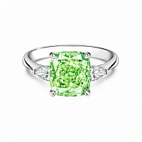 Украшение GIA  Кольцо с бриллиантом 6,01 ct. Fancy Brownish Greenish Yellow/VVS2   