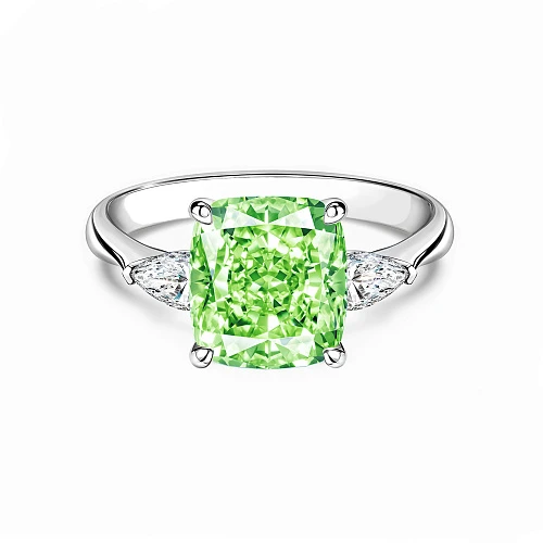 Украшение GIA  Кольцо с бриллиантом 6,01 ct. Fancy Brownish Greenish Yellow/VVS2   