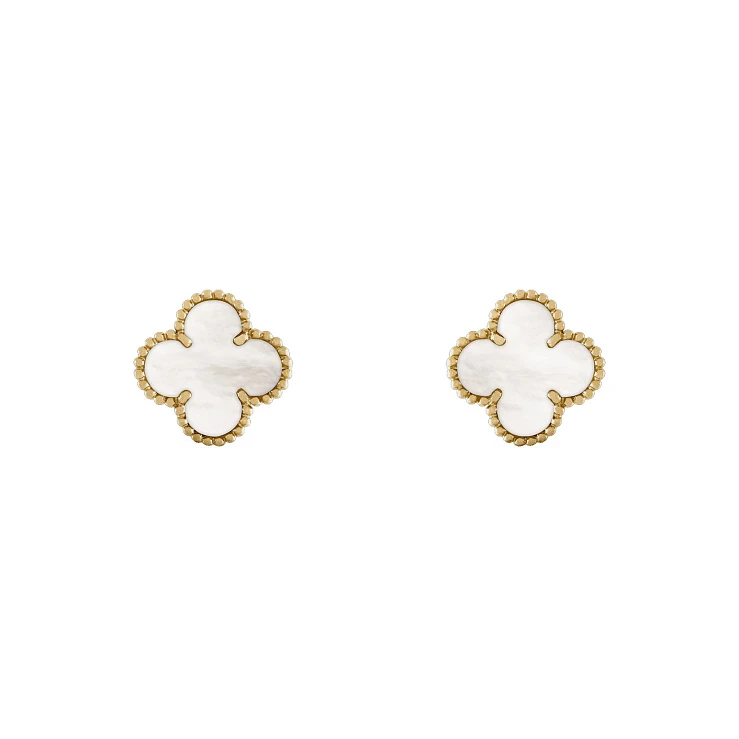 Украшение Van Cleef &amp; Arpels  Vintage Alhambra Earrings Mother Of Pearl  VCARA44100 