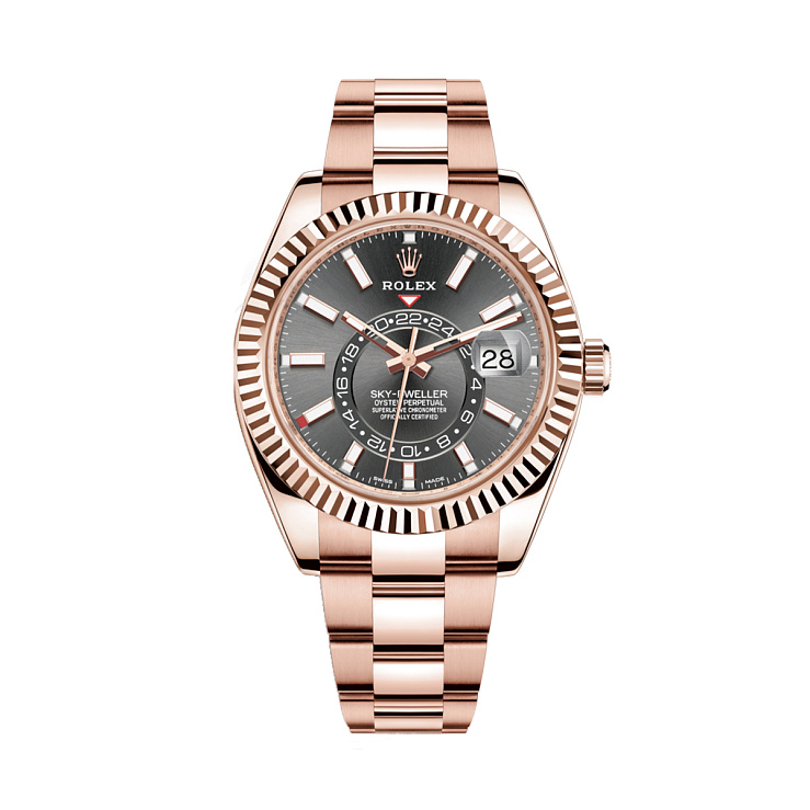 Часы Rolex  Sky-Dweller Rose Gold Slate Dial  326935
