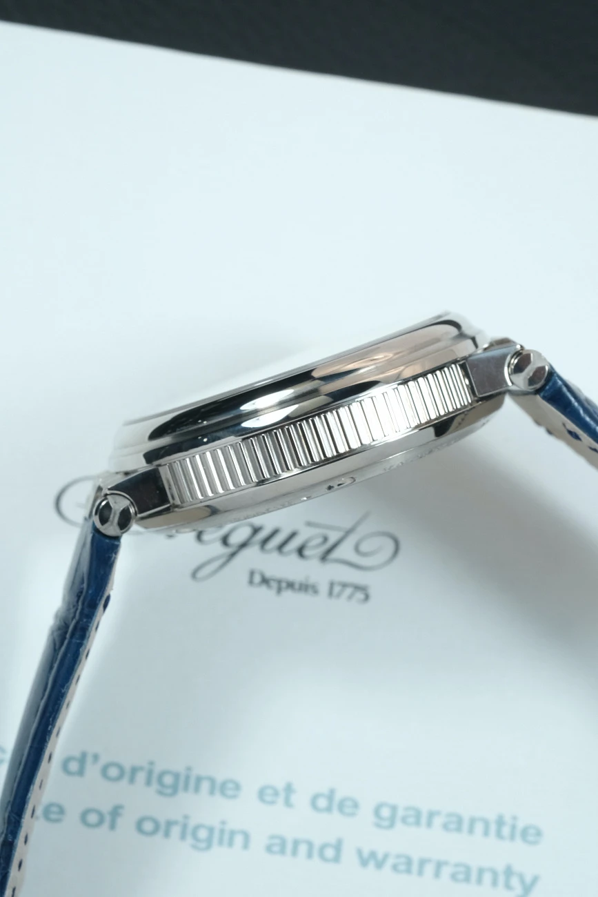 Часы Breguet  Marine Chronograph White Gold Blue Dial  5527BB/Y2/9WV