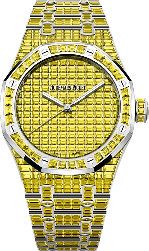 Заказать Audemars Piguet  Royal Oak Selfwinding Yellow Chrysoberyl  15514BC.RY.1284BC.02