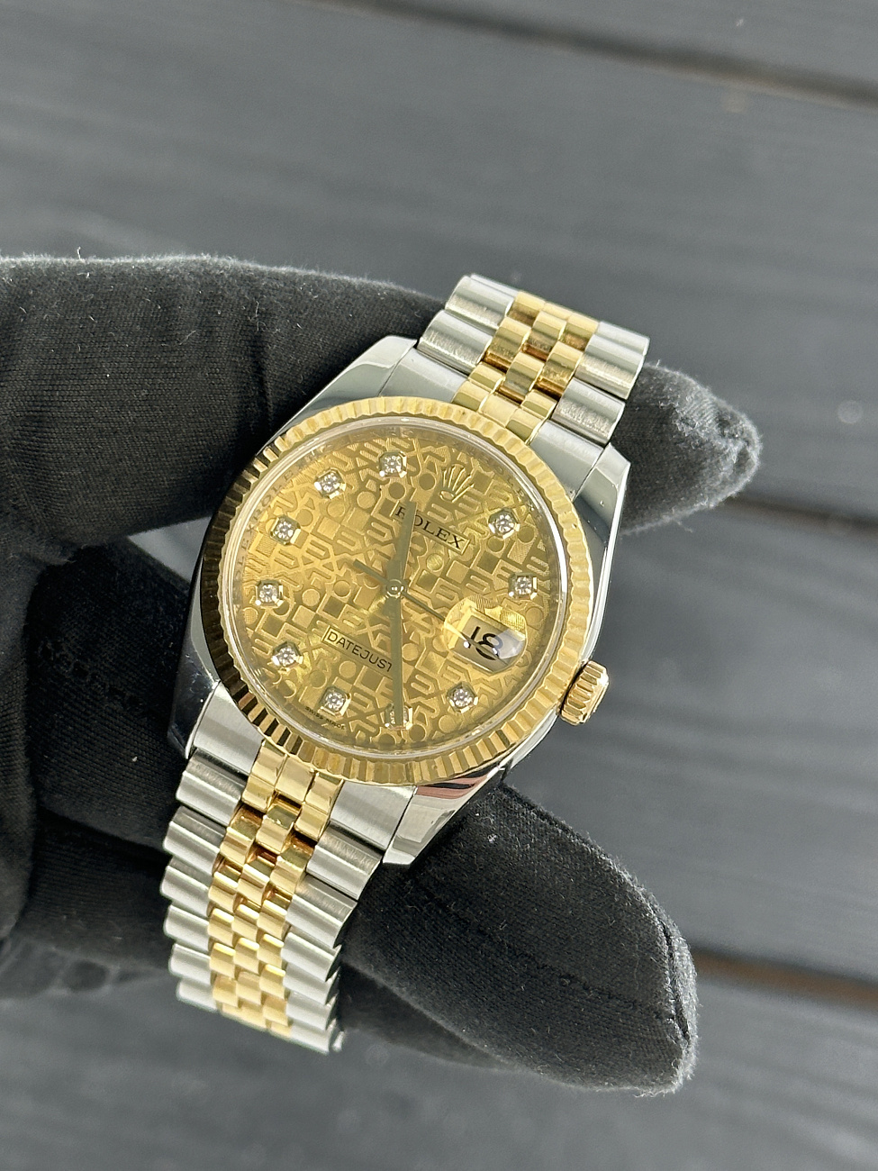 Часы Rolex  Datejust 36Mm Steel & Yellow Gold  116233