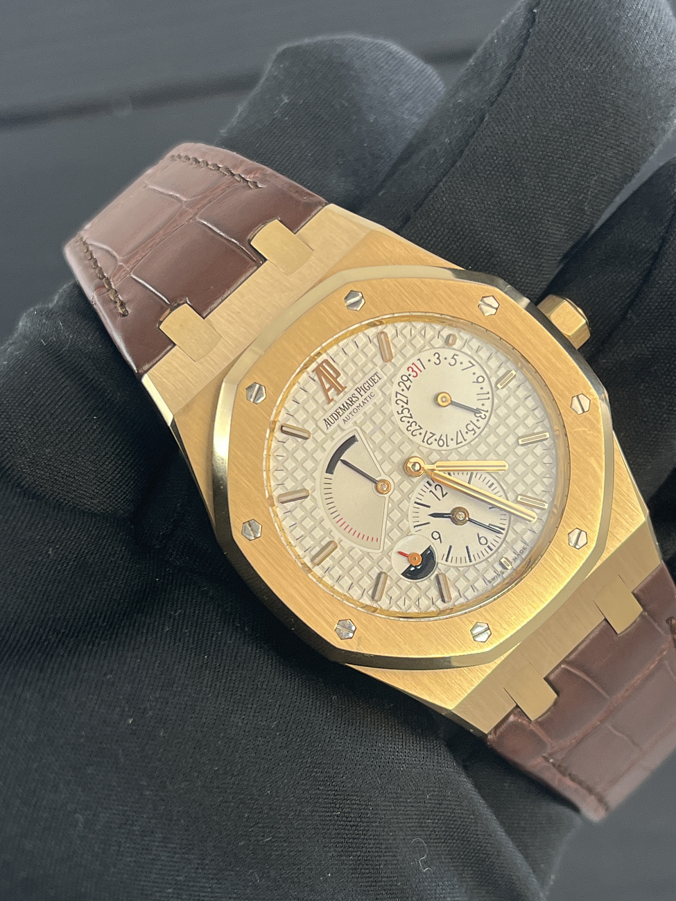 Часы Audemars Piguet  Royal Oak Dual Time Rose Gold 39Mm  26120Or.Oo.D088Cr.01