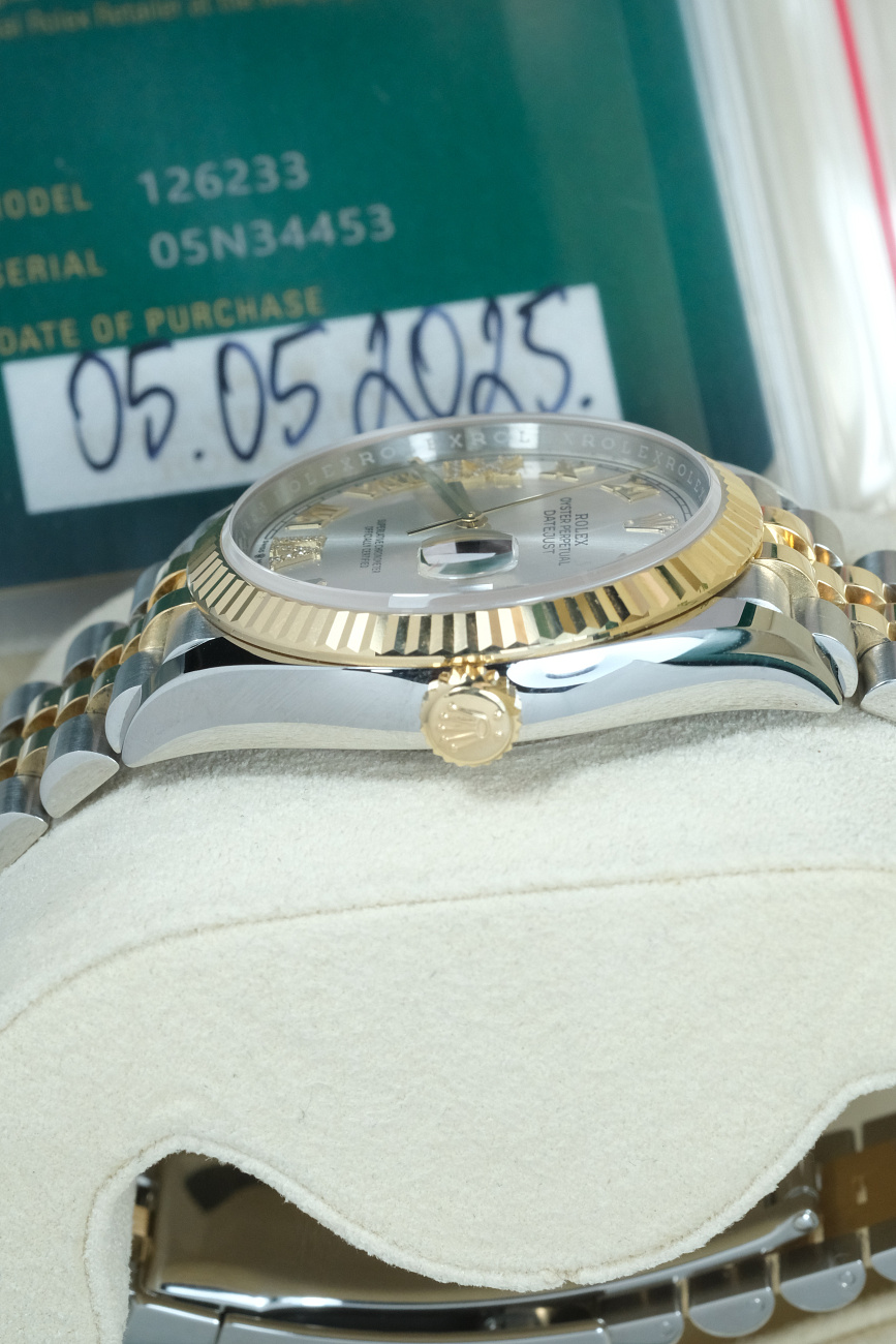 Часы Rolex  Datejust 36Mm Steel & Yellow Gold  126233