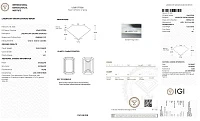 Украшение No Name  Кольцо 2,01 гр. (10,04 ct.) E/VS1 (Ограненный синтетический алмаз)   