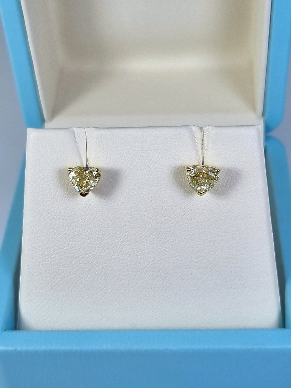 Украшение NO NAME  Серьги С Бриллиантами 1,01/1,01 Ct. Y To Z/Vvs1   