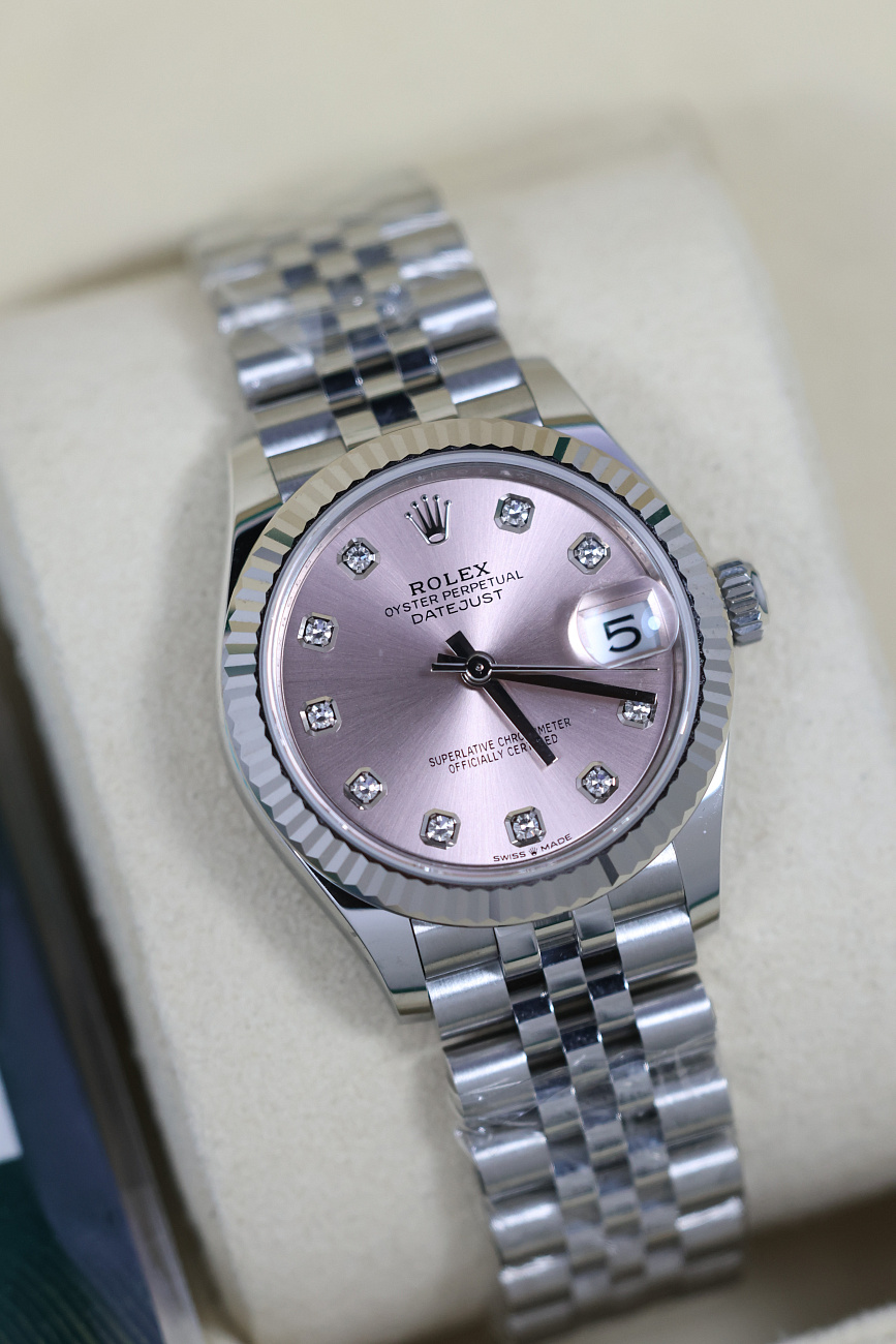 Часы Rolex  Datejust 31 mm Pink Dial with Diamonds  278274-0032