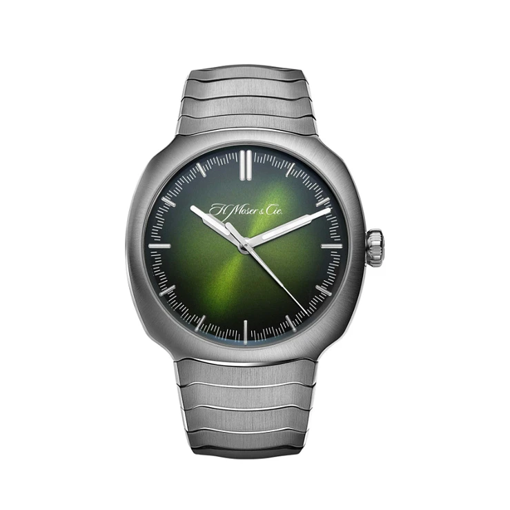 Часы H. Moser &amp; Cie  Streamliner Centre Seconds Matrix Green  6200-1200