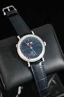 Часы Laurent Ferrier  Ecole Annual Calendar Steel Blue Piece Unique 40 Mm  LCF025