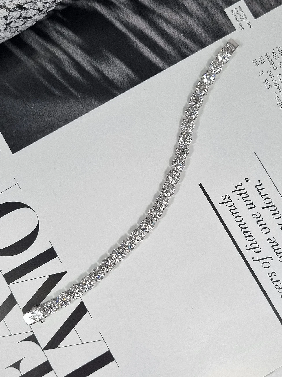 Украшение GIA  Браслет с бриллиантами 25,58 ct. G-H/VS2 (3 Excellent)   