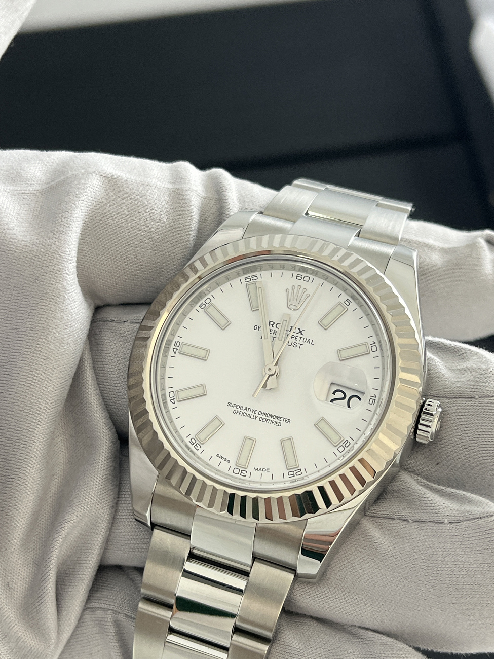Часы Rolex  Datejust Ii 41 White Dial  116334