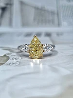 Украшение GIA  Кольцо с бриллиантом 2,18 ct. W to X/Internally Flawless   