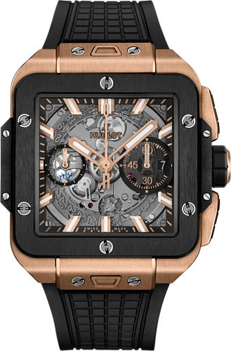 Заказать Hublot  Square Bang Unico King Gold Ceramic  821.OM.0180.RX