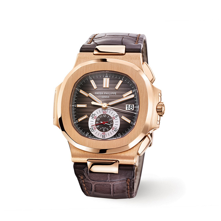 Часы Patek Philippe  Nautilus Chronograph Rose Gold  5980R-001