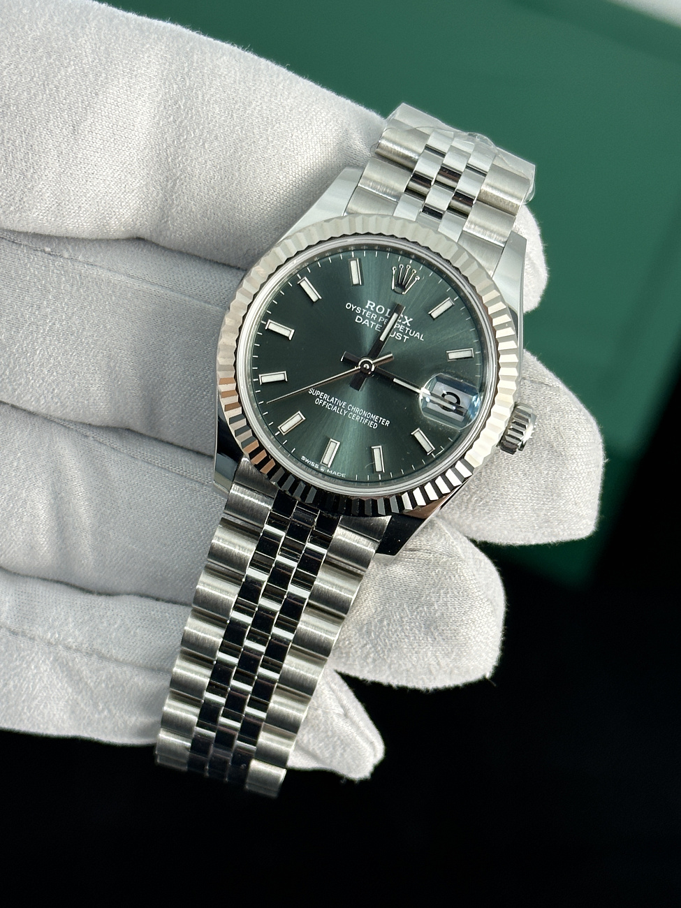 Часы Rolex  Datejust 31Mm Mint Green  278274