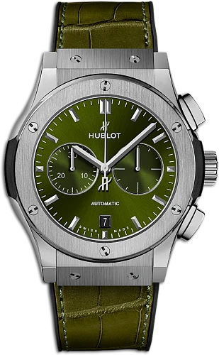 Заказать Hublot  Classic Fusion Chronograph Titanium Green  541.NX.8970.LR