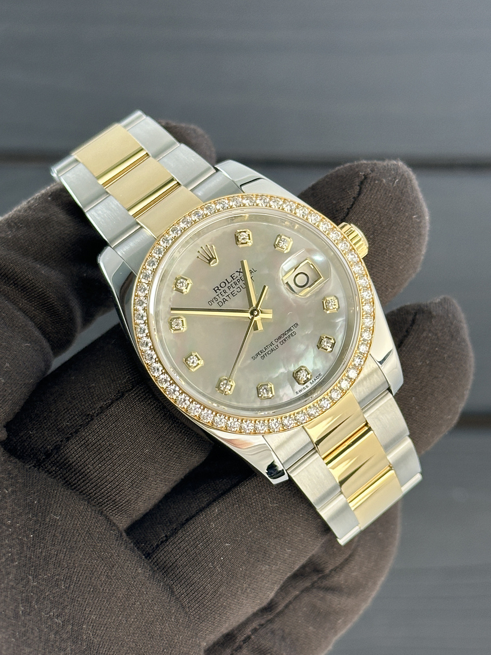 Часы Rolex  Datejust Ii 36Mm Steel And Gold Mop Dial  116243