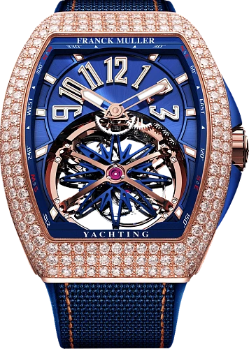 Заказать Franck Muller  Mens Collection Gravity Vanguard Yachting  V 45 T GR CS BL D RG