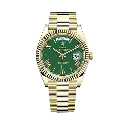 Часы Rolex  Day Date 40Mm Yellow Gold New Green Dial  228238-0061