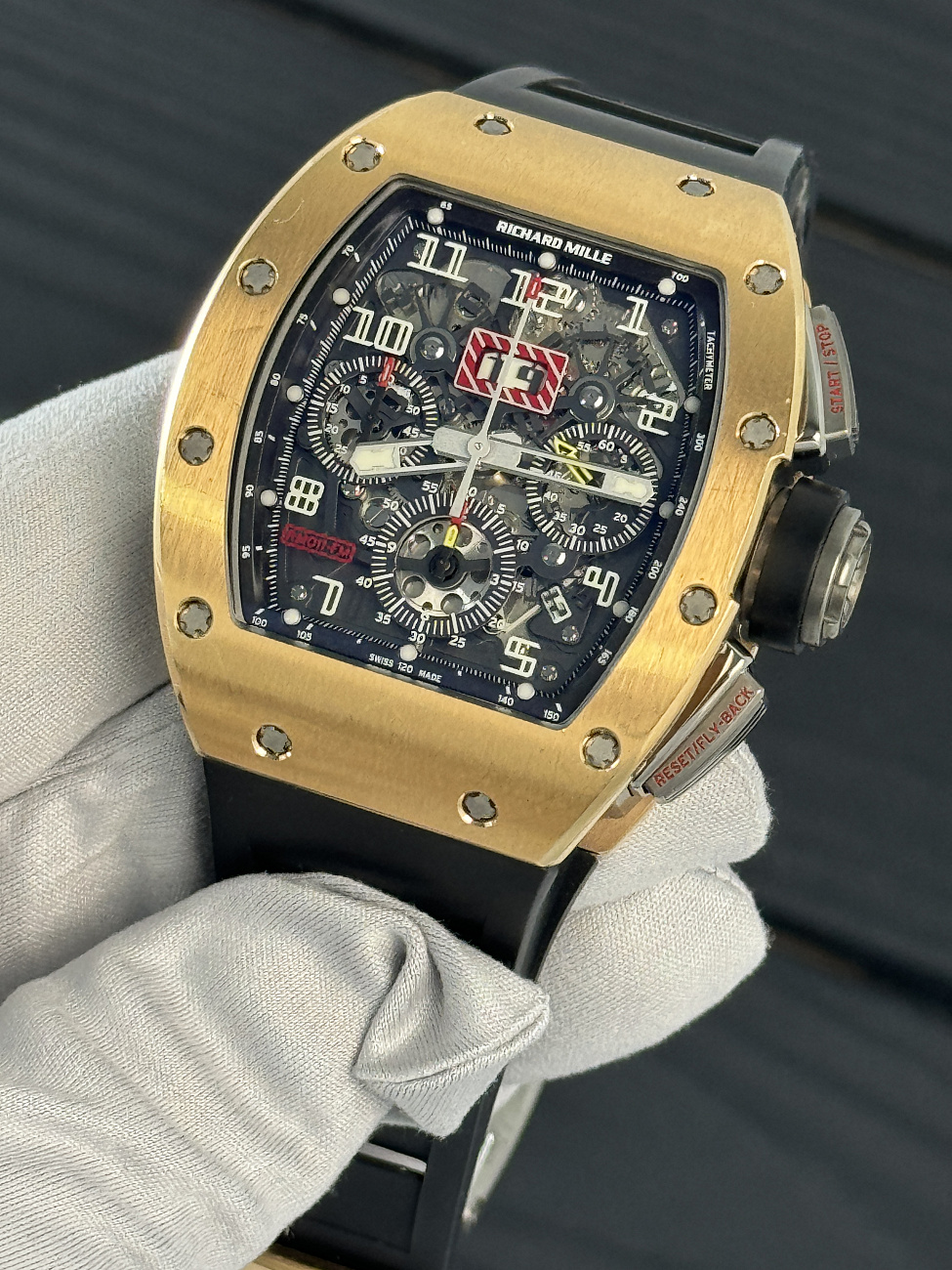 Часы Richard Mille  Rm11 Felipe Massa Rose Gold Titanium  RM011 RG Ti