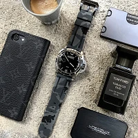 Часовой ремешок Horus Straps  Ремешок Для Часов Graphite Camo 44/47Mm Strap  