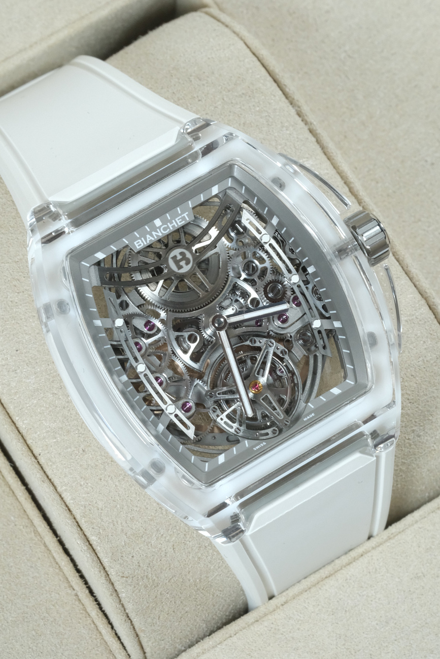 Часы Bianchet  UltraFino Skeleton Sapphire White Flying Tourbillon  CYKA TXXF M